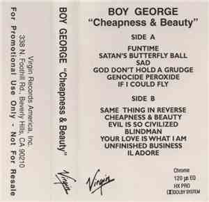 Boy George - Cheapness And Beauty
