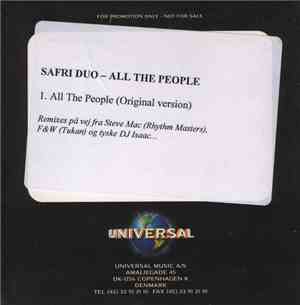 Safri Duo - All The People In The World
