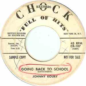 Johnny Koury - Going Back To School