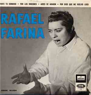 Rafael Farina - Vente Tú Conmigo / Por Los Rincones / Aires De Aragón / Por ...