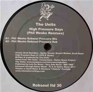 The Units / Motel Connection - High Pressure Days / H.E.R.O.I.N (Phil Weeks ...