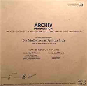 Johann Sebastian Bach - Schola Cantorum Basiliensis, August Wenzinger - IX. ...