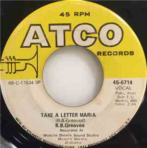 R.B. Greaves - Take A Letter Maria / Big Bad City