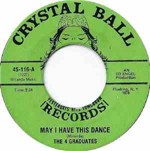 The 4 Graduates - May I Have This Dance