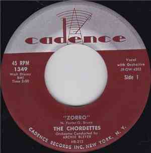The Chordettes - Zorro / Love Is A Two-Way Street
