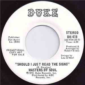 Masters Of Soul - Should I Just Read The Signs