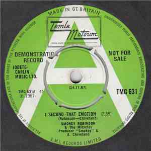 Smokey Robinson & The Miracles - I Second That Emotion