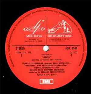 Stravinsky, The Moscow Symphony Orchestra, Gennadi Rozhdestvensky, Neeme Jä ...