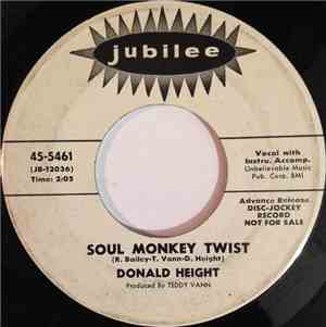 Donald Height - Run Joe / Soul Monkey Twist