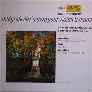 Franz Schubert, Michèle Auclair, Genevieve Joy - Intégrale De L'oeuvre Pour ...