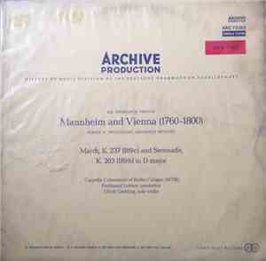 Wolfgang Amadeus Mozart - Mannheim And Vienna (1760 - 1800)