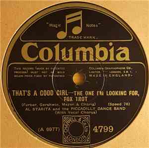 Al Starita and the Piccadilly Dance Band - The One I'm Looking For/ Sweet S ...