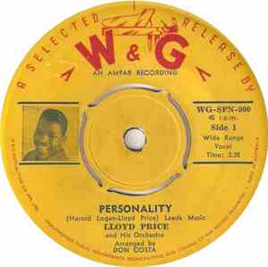 Lloyd Price And His Orchestra - Personality / Have You Ever Had The Blues