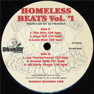 DJ Prodigy - Homeless Beats Vol. 1