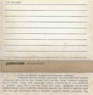 Anode  - Patternale
