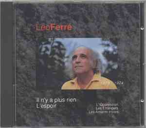Léo Ferré - Vol. IX Il N'Y A Plus Rien - L'Espoir