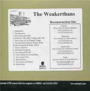 The Weakerthans - Reconstruction Site
