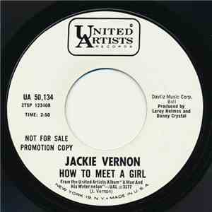 Jackie Vernon - How To Meet A Girl / Legend Of The Lake