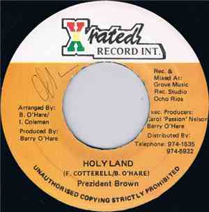Prezident Brown / X-Rated Gang - Holy Land