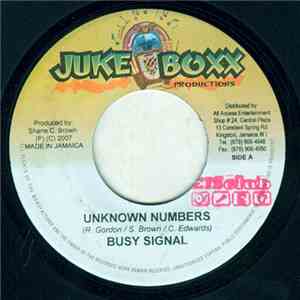 Busy Signal - Unknown Numbers