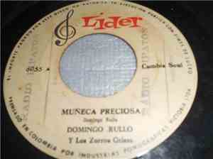 Domingo Rullo Y Los Zorros Grises - Muñeca Preciosa / Cumbia Bonita