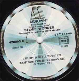 Stevie Wonder - A Something's Extra For 