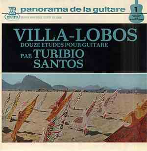 Villa-Lobos Par Turibio Santos - Douze Etudes Pour Guitare