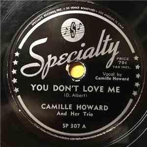 Camille Howard And Her Trio - You Don't Love Me / X-Temperaneous Boogie