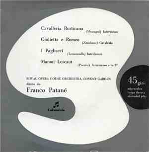 Orchestra Of The Royal Opera House, Covent Garden Conducted By Franco Patan ...