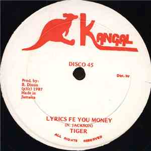 Tiger / Dignitary Stylish - Lyrics Fe You Money / Don't Touch The Crack