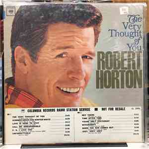 Robert Horton  - The Very Thought Of You