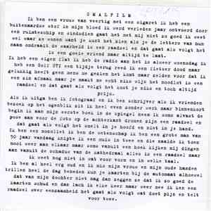 Spinvis - Smalfilm / Voor Ik Vergeet
