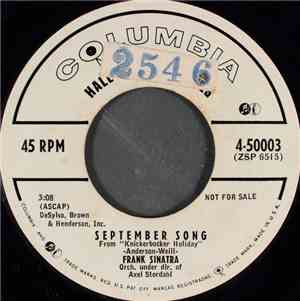 Frank Sinatra - September Song / Among My Souvenirs