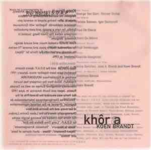 Koen Brandt - Khôra