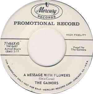 The Gainors - A Message With Flowers / She's My Lollipop