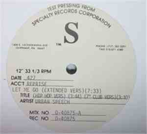 Urban Speech - Let Me Go / Jamaica Funk