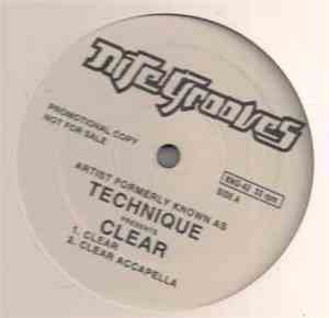 Artist Formerly Known As Technique - Clear