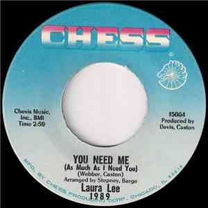 Laura Lee - You Need Me / Stop Giving Your Man Away