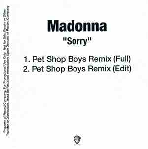 Madonna - Sorry (PSB Remixes)