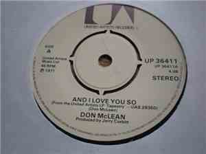 Don McLean - And I Love You So / If We Try
