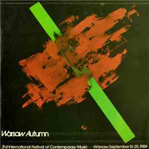 Roman Palester - Warszawska Jesień - 1988 - Warsaw Autumn Kronika Dźwiękowa ...