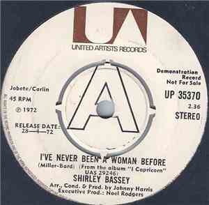 Shirley Bassey - I've Never Been A Woman Before