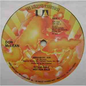 Don McLean - American Pie / And I Love You So