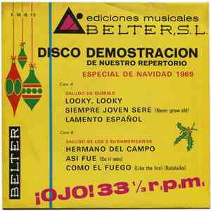 Various - Disco Demostración De Nuestro Repertorio · Especial De Navidad 19 ...