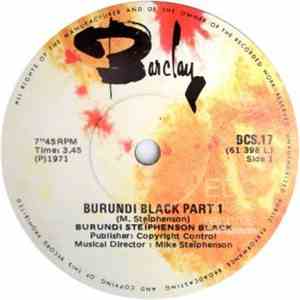 Burundi Steiphenson Black - Burundi Black