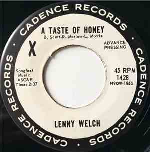 Lenny Welch - A Taste Of Honey