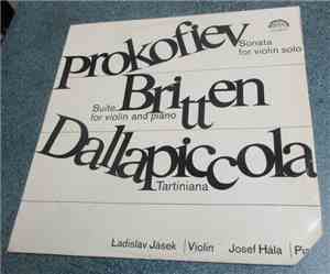 Prokofiev / Britten / Dallapiccola - Ladislav Jásek, Josef Hála - Sonata Fo ...