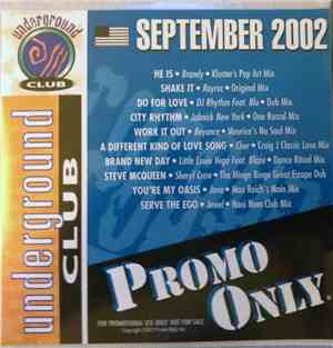 Various - Promo Only Underground Club: September 2002