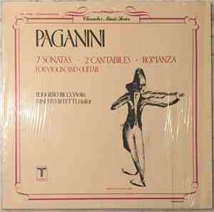 Ruggiero Ricci, Niccolò Paganini - 7 Sonatas - 2 Cantabiles -Romanza For Vi ...