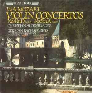 W.A. Mozart /  Christian Altenburger /  Helmut Winschermann /  German Bach  ...